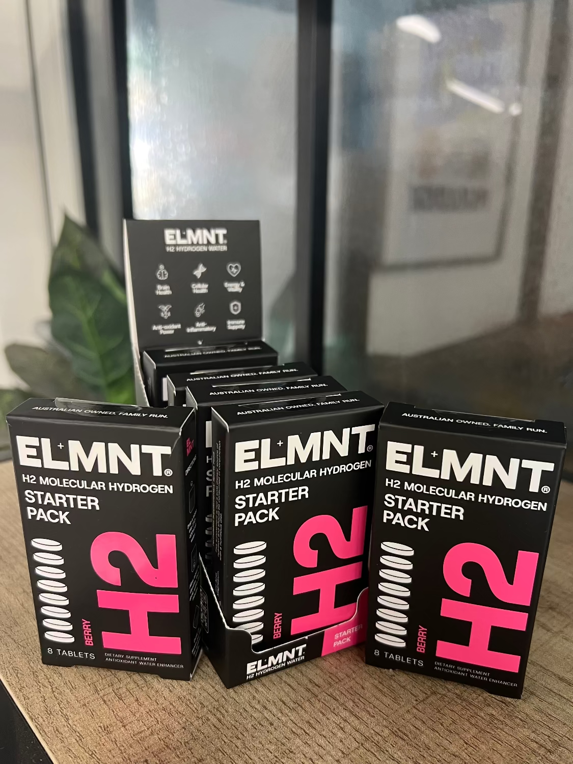 H2 Molecular Hydrogen tablets in a 8pk grab and go pack berry flavour