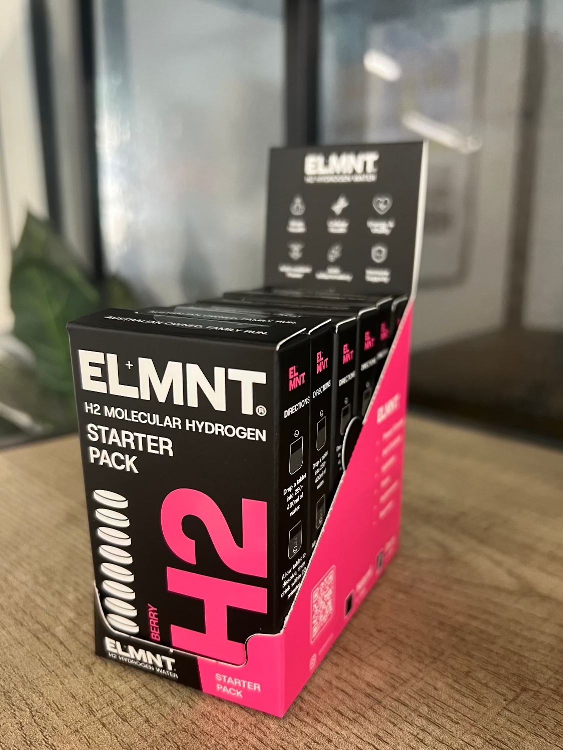 H2 Molecular Hydrogen tablets in a 8pk grab and go pack berry flavour