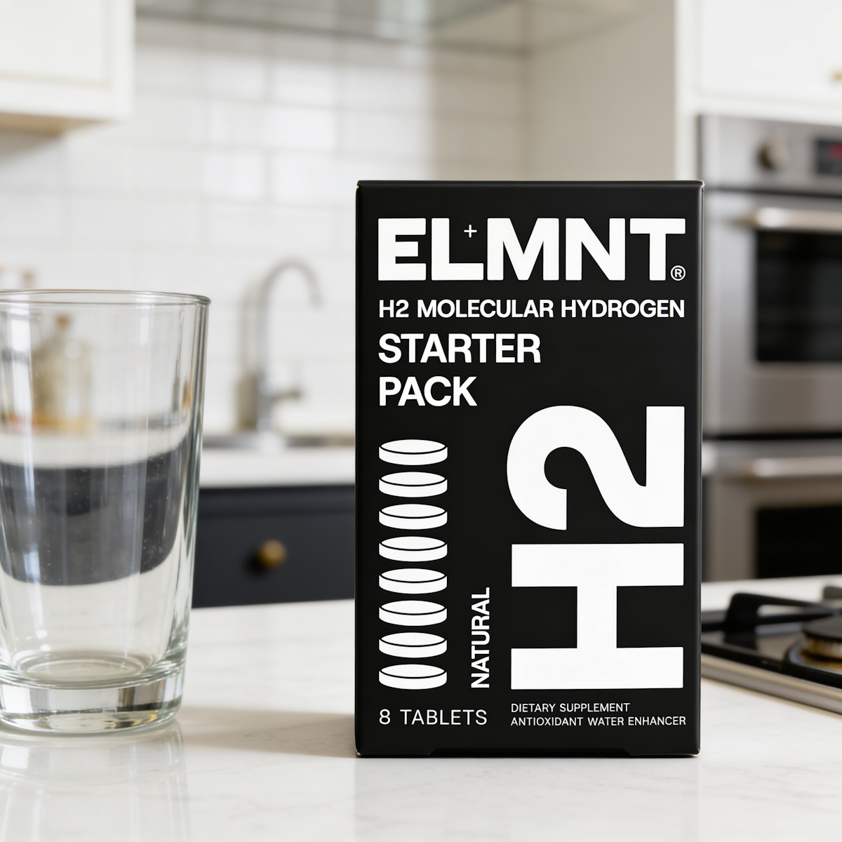 ELMNT H2 Hydrogen Water Tablets 8pks